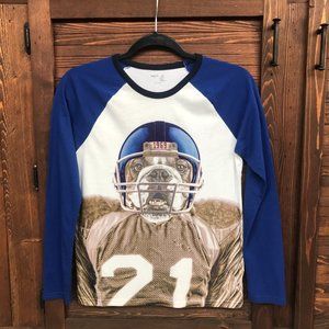 GAP Kids Boys Football Dog Long Sleeves T- Shirt